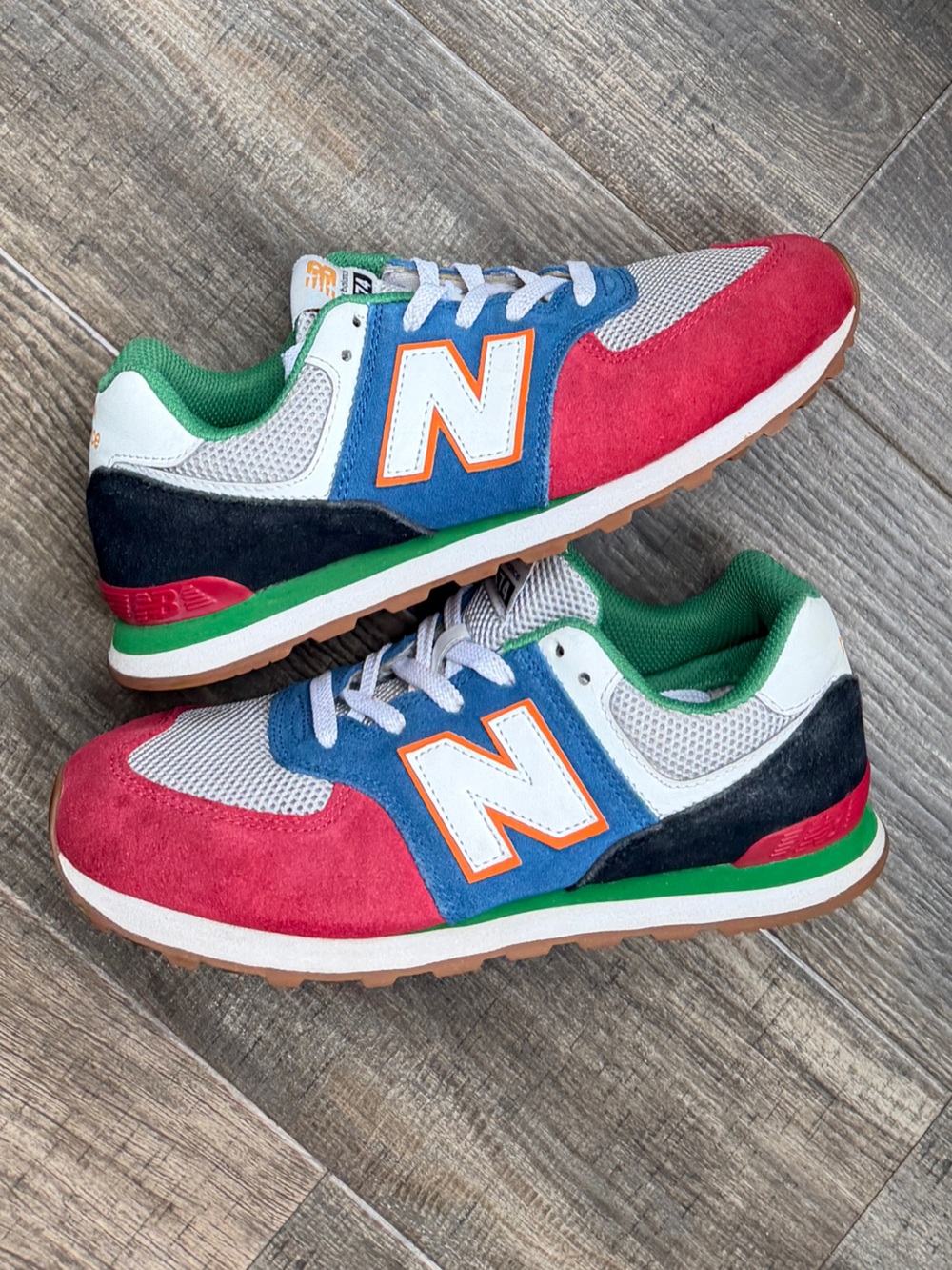 NEW BALANCE 574 'RUGGED - GREY BLUE' 6.5 8